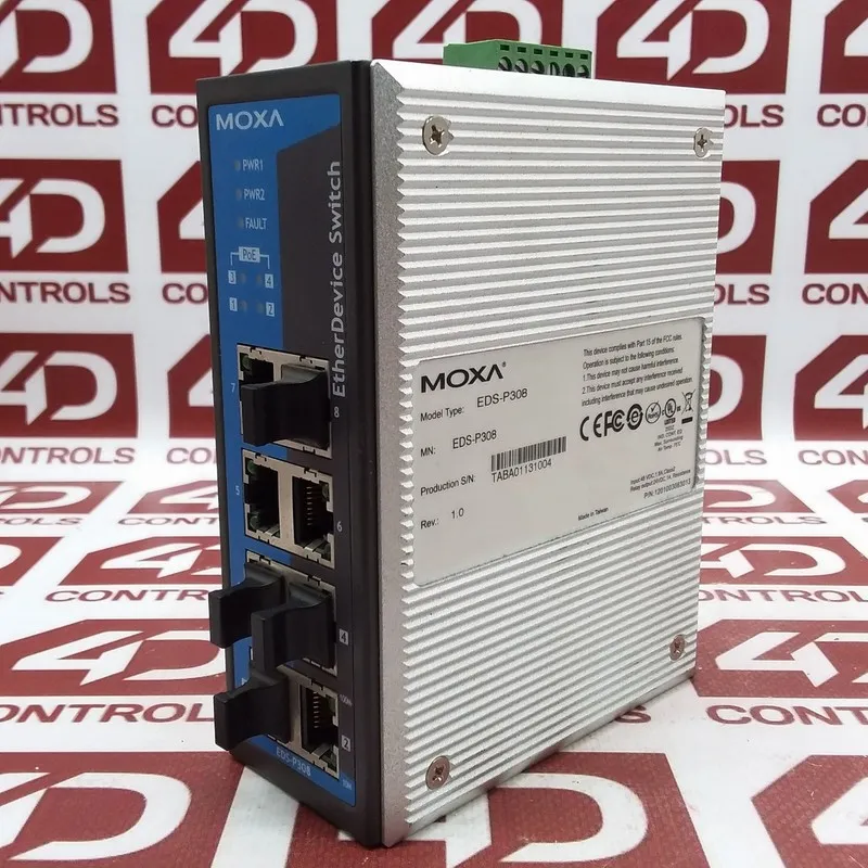 IIoT-устройство Moxa Model EDS-P308 8 Port Ethernet Switch
