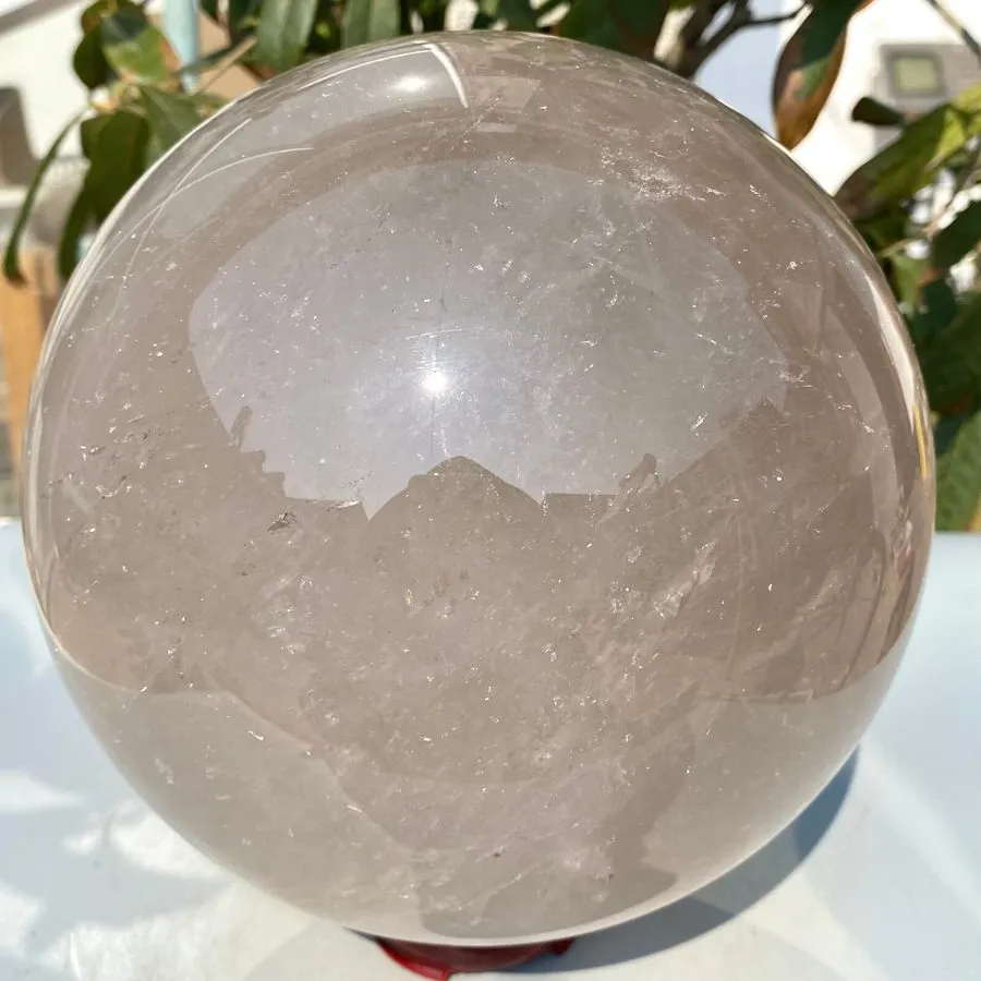 Лабораторный прибор 18.04LB Natural Tea colored Clear Quartz Crystal Sphere Ball