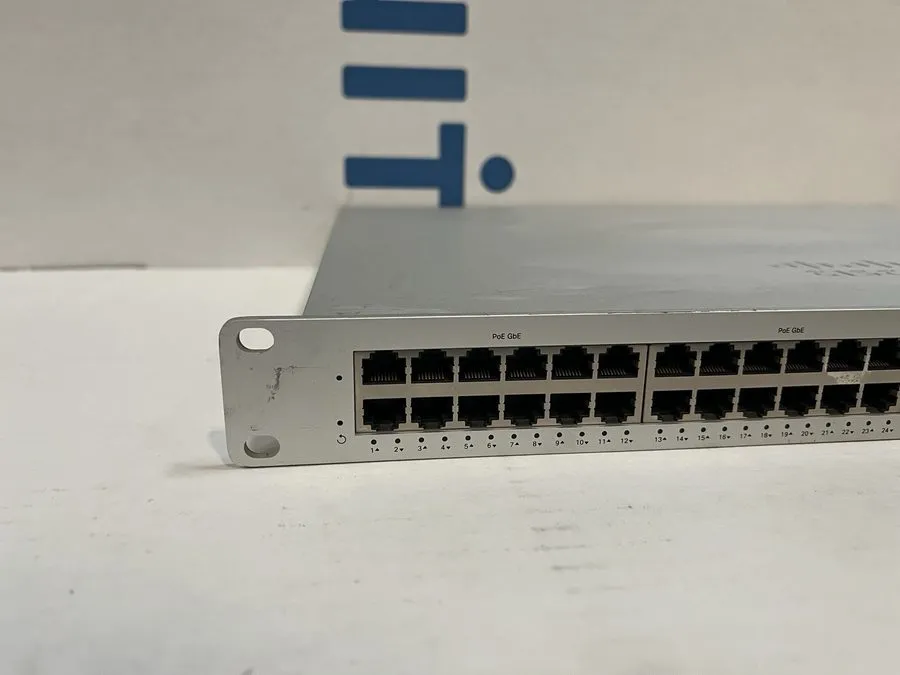 Коммутатор Cisco Meraki MS225-48FP-HW 48-Port PoE+ Gigabit Switch 740W 10G SFP+ 