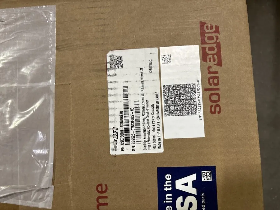 Инвертор Solaredge SE7600H-US000BNU4 240V 7600W HD-Wave Inverter — фото лота 2