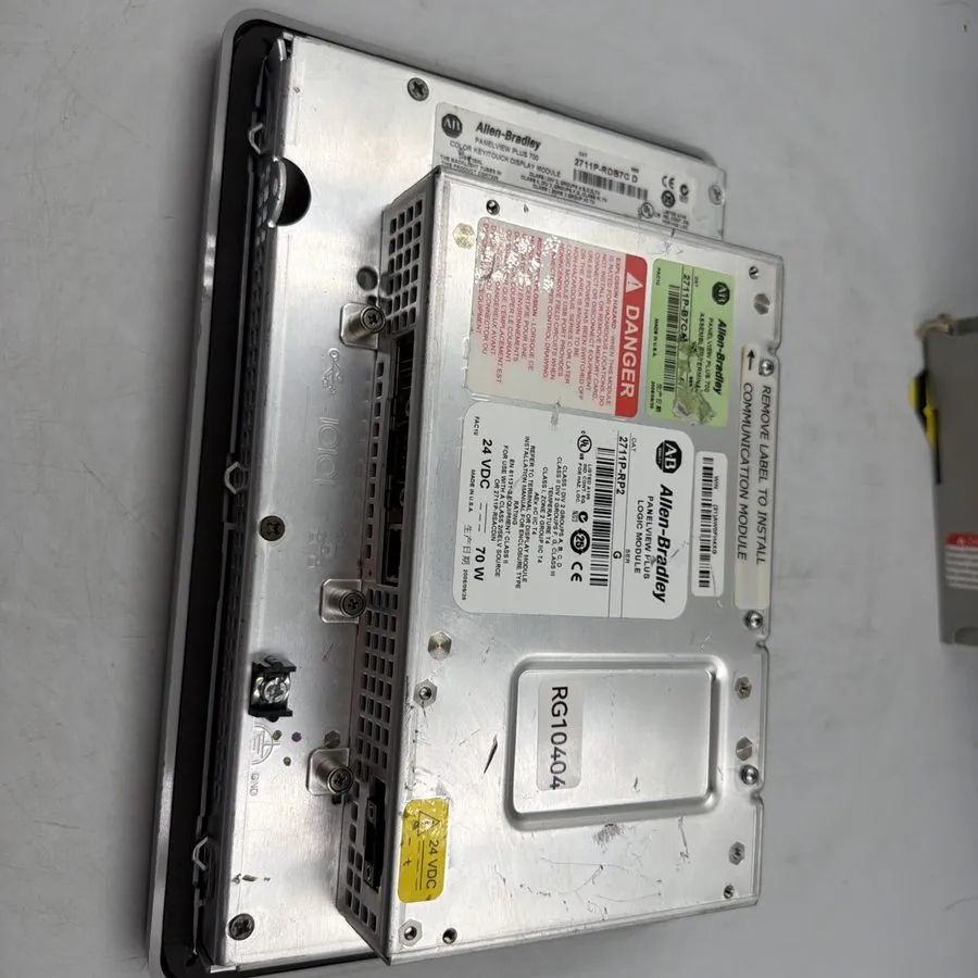 Панель оператора Allen‑Bradley 2711P-B7C4D2 HMI Terminal 24VDC — фото лота 2