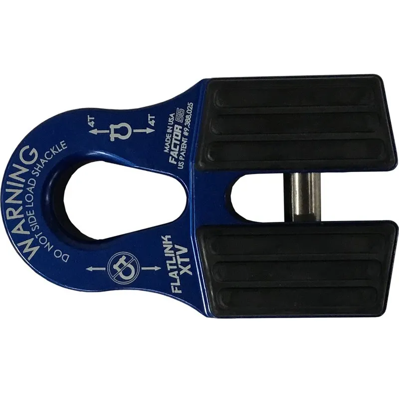 Такелажная скоба Factor 55 00070-02 Flatlink Xtv Winch Shackle Mount Blue — фото лота 1