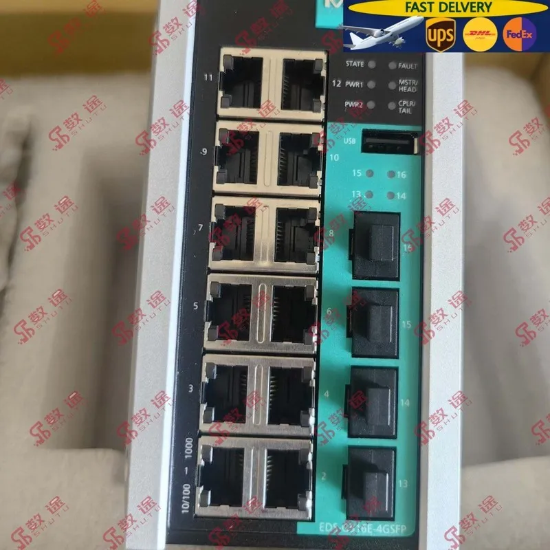 IIoT-устройство MOXA EDS-G516E-4GSFP V1.0.1 16-port Ethernet switch