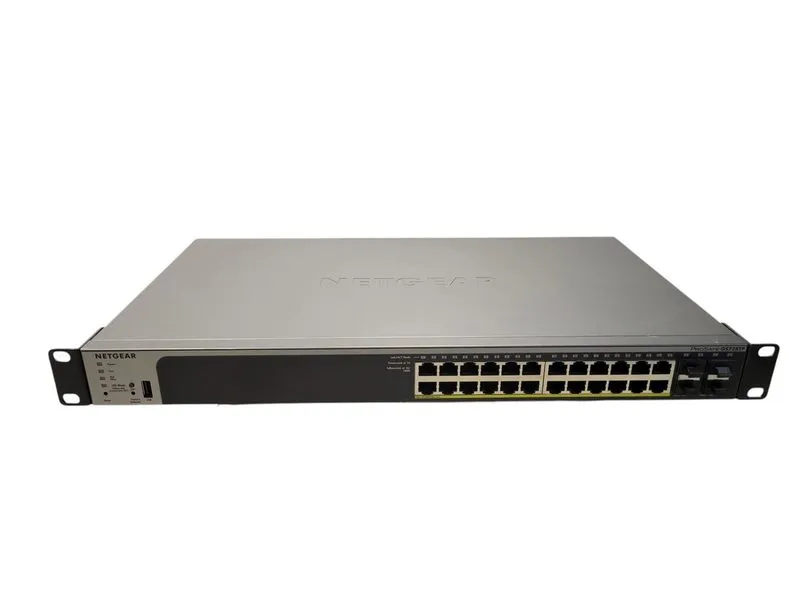 Коммутатор NETGEAR GS728TP Pro 24 Port Gigabit Smart PoE+ Switch 190W 4x SFP GS7
