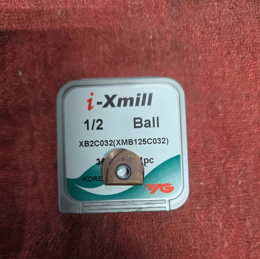Режущий инструмент YG-1 i-Xmill 1/2" Ball Nose Carbide End Mill XB2C032 New, Mad — фото лота 1