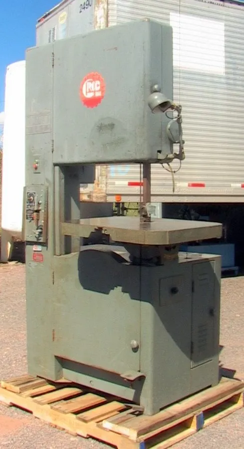 Оборудование ЧПУ GROB 24" Vertical Band Saw Type NS24 metal/wood cutting speeds  — фото лота 1
