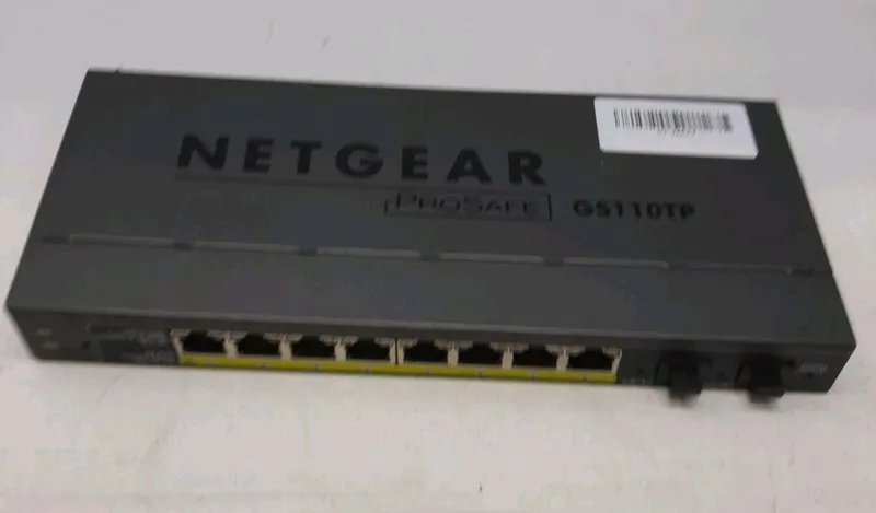 Коммутатор NETGEAR GS110TPv3 8 Port Gigabit PoE+ Ethernet Smart Switch 2 SFP GS1