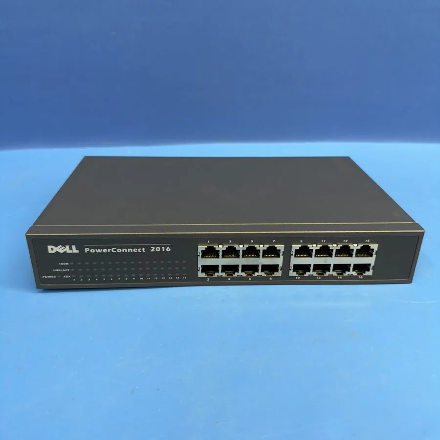 Коммутатор Dell PowerConnect 2016 10/100 16 Port Ethernet Switch — фото лота 1