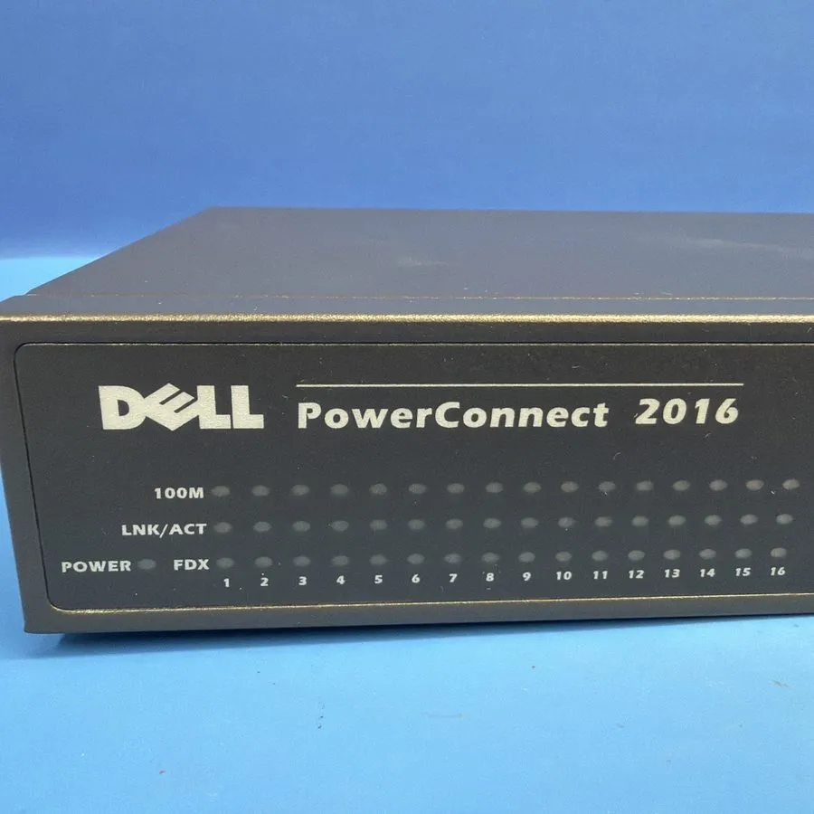 Коммутатор Dell PowerConnect 2016 10/100 16 Port Ethernet Switch — фото лота 2