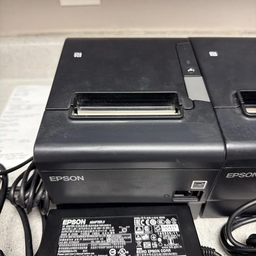 Принтер чеков EPSON TM-T88VI-iHUB M349A Thermal POS Receipt Printer No AC — фото лота 1