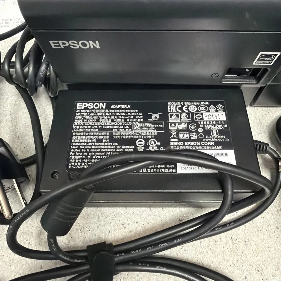 Принтер чеков EPSON TM-T88VI-iHUB M349A Thermal POS Receipt Printer No AC — фото лота 3