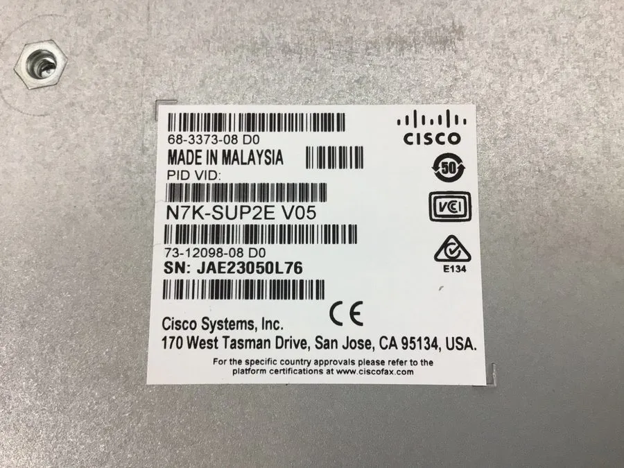 Коммутатор Cisco N7K-SUP2E