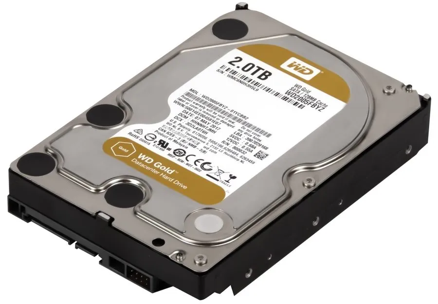 Жёсткий диск Western Digital Gold 2TB WD2005FBYZ 7200RPM 128MB SATA III 3.5" HDD