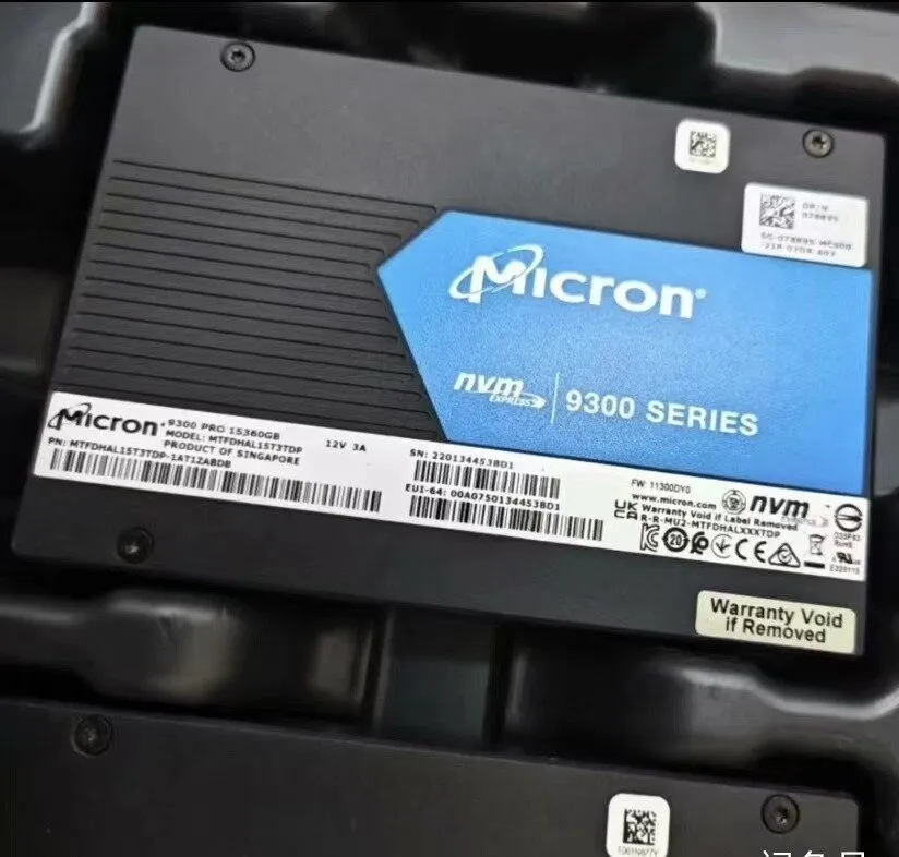 SSD-накопитель Micron 9300 PRO Series MTFDHAL15T3TDP-1AT1ZABDB 15.36TB 2.5" U.2 
