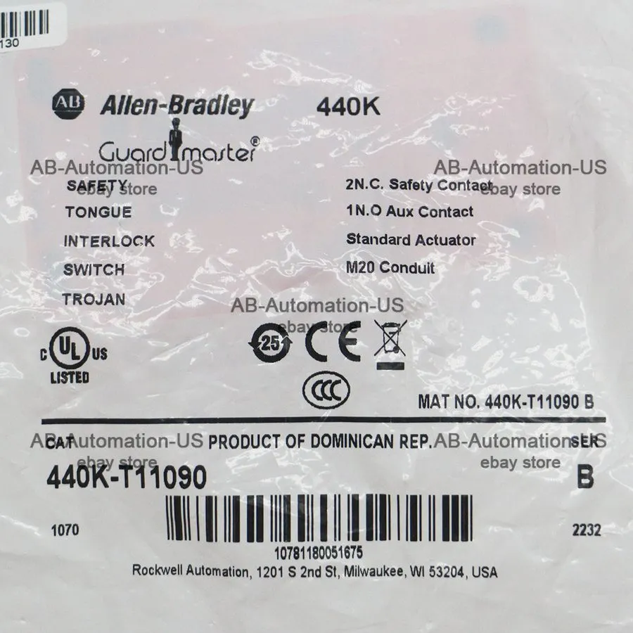 Реле безопасности Allen Bradley Guardmaster Trojan 5 Safety Interlock Switch 440