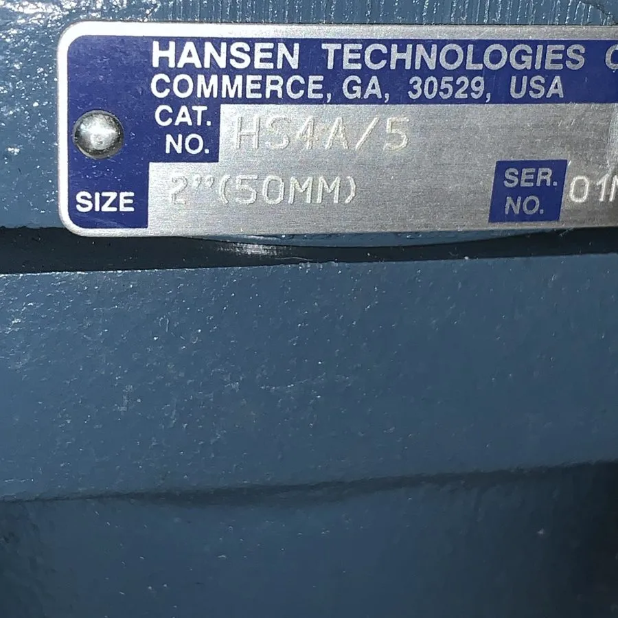 Чиллер HANSEN TECHNOLOGIES HS4A/5 Chiller Valve 2 Inch Industrial Parts — фото лота 2