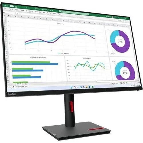 Монитор Lenovo ThinkVision T32h-30 32" Class WQHD LED Monitor 16:9 Raven Black