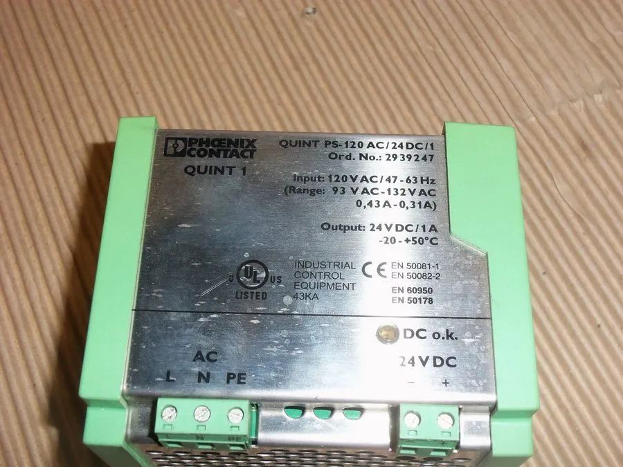 Блок питания Phoenix Contact PS-120 AC/24DC/5 2939069 DIN Rail Power Supply 24VD