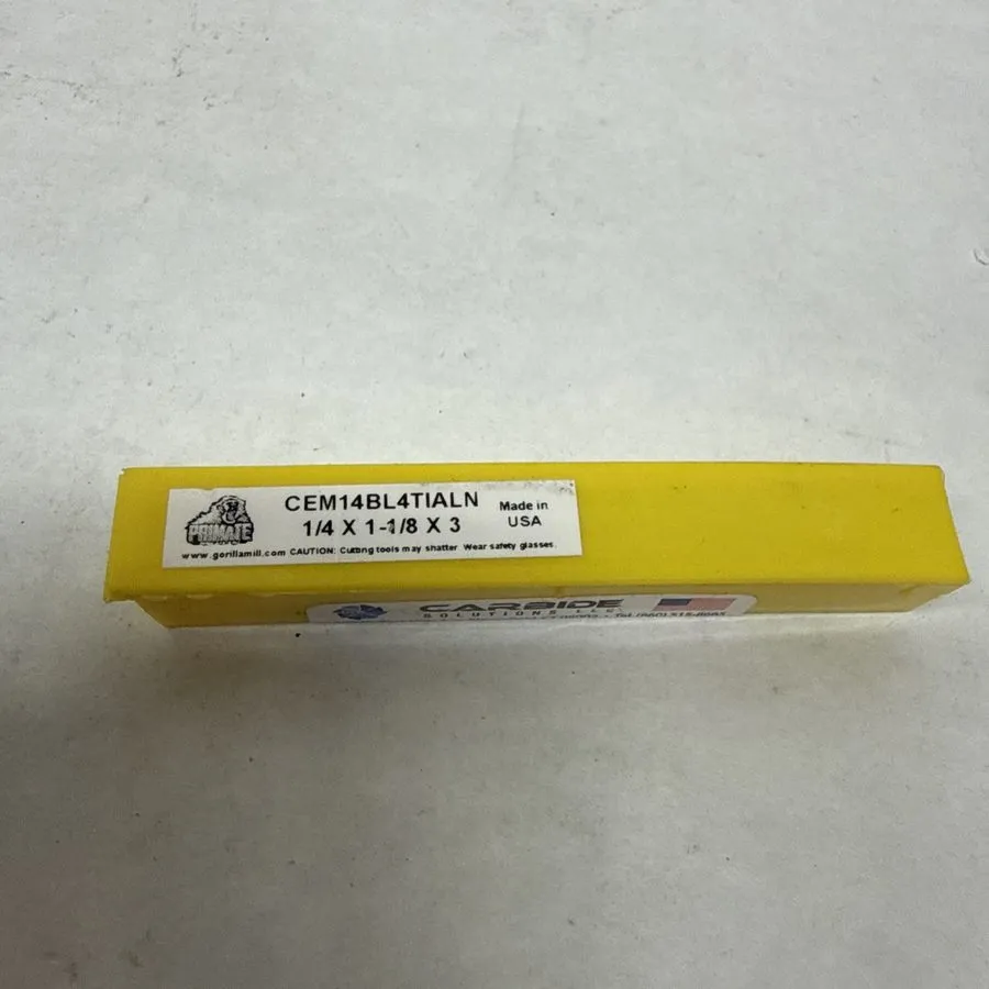 Режущий инструмент Carbide End Mill, 3In, Cem14BL4TIALN