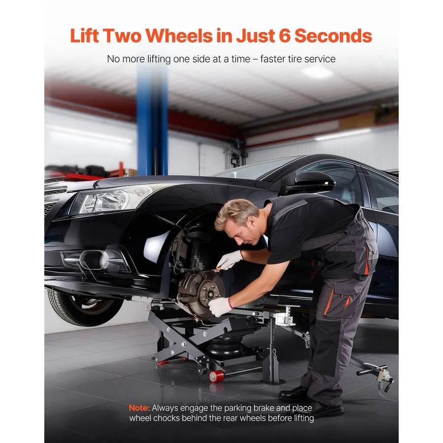 Автоподъёмник Adjustable Air Car Lift, 5.7-21.7in Height, 3 Ton
