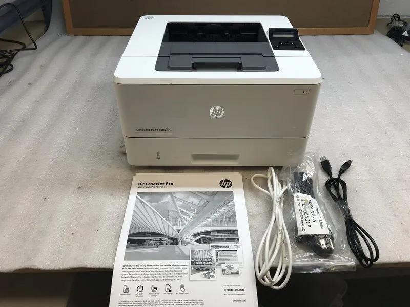 Лазерный принтер HP LaserJet Pro M402dn Monochrome Laser Printer w/ Cord + USB 2