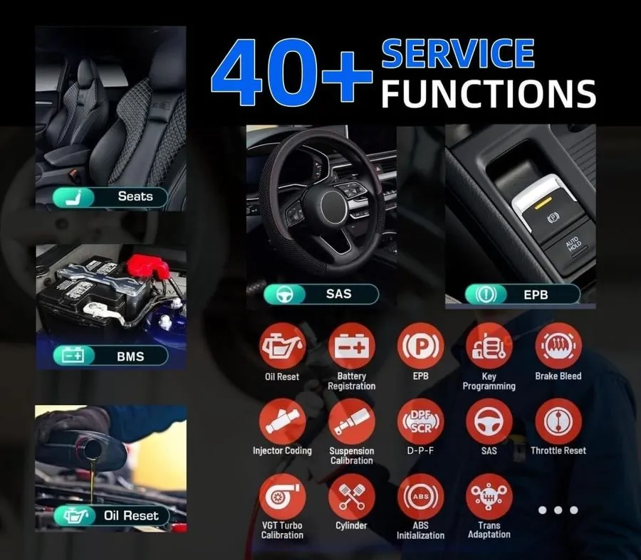 Диагностический сканер 2025 Autel MaxiCOM MX900 MK900 Auto All System Diagnostic — фото лота 2