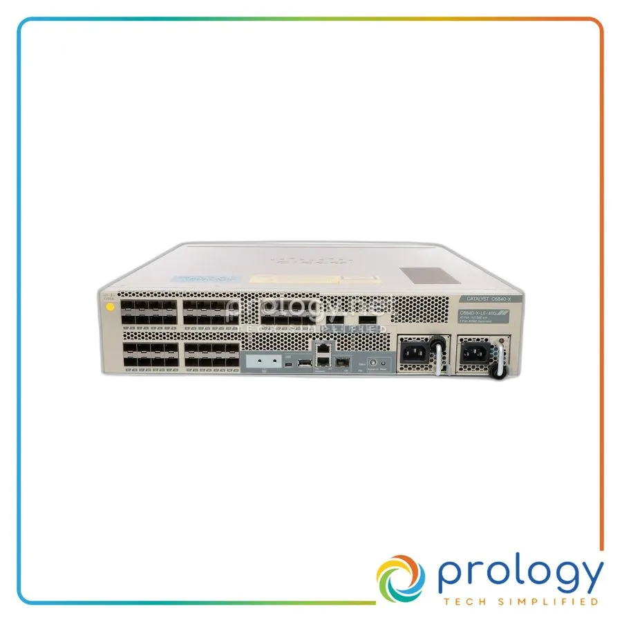 Коммутатор C6824-X-LE-40G Cisco Catalyst 6824-X Switch Dual C6840-X-750W-AC Powe