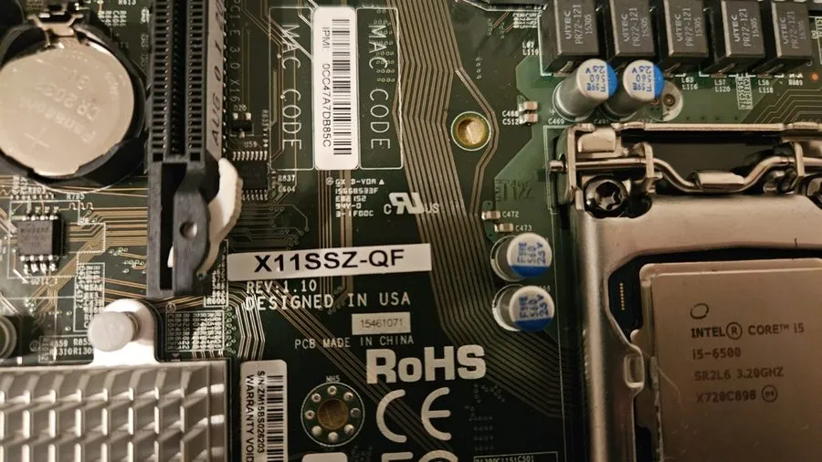 Материнская плата Supermicro X11SSZ-QF motherboard Q170 chipset integrated DVI — фото лота 1