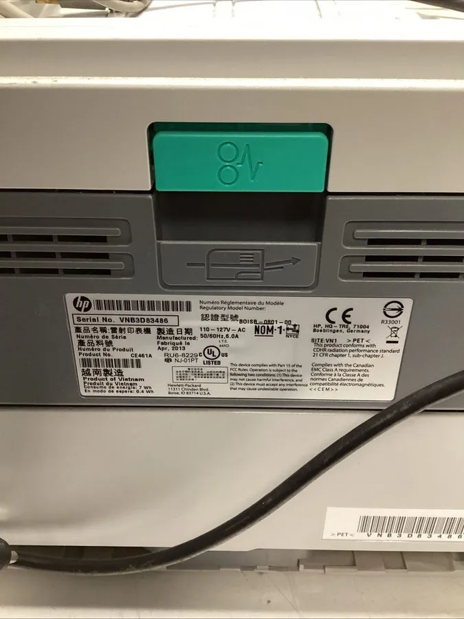 Лазерный принтер HP LaserJet P2035 Monochrome Laser Printer CE461A T-227s — фото лота 1