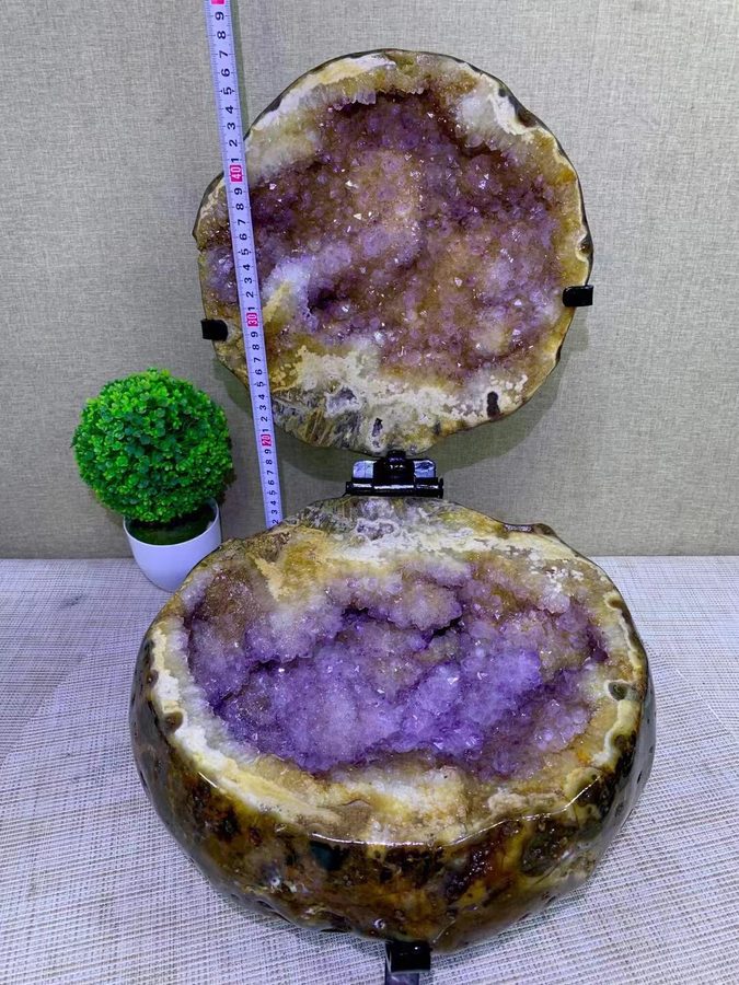 Лабораторный прибор 52.8LB TOP Rare Natural citrine quartz geode crystal cluster