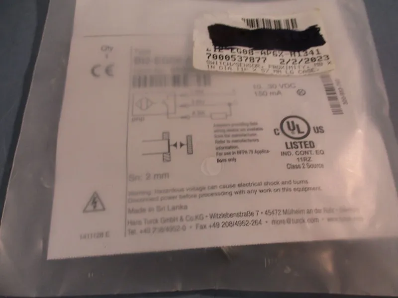 Датчик приближения Bi2-EG08-AP6X-H1341 Proximity Switch Sensor
