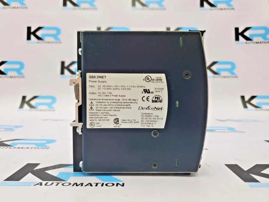 Блок питания PULS Dimension QS5.DNET DIN Rail Power Supply 24VDC 3.8A 92W Device — фото лота 2