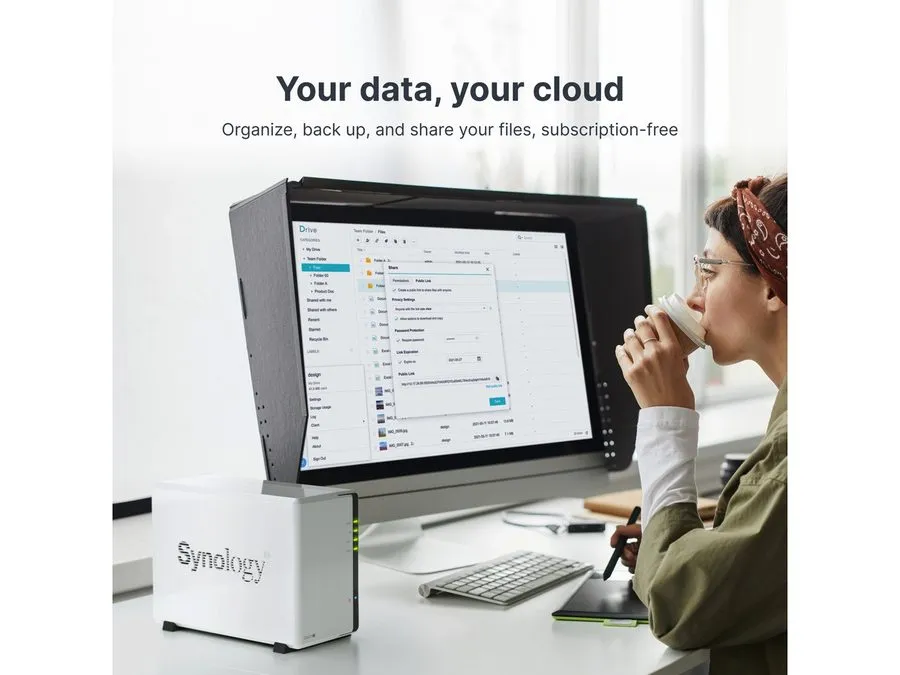 Сетевое хранилище Synology 2-bay DiskStation DS223J (Diskless)