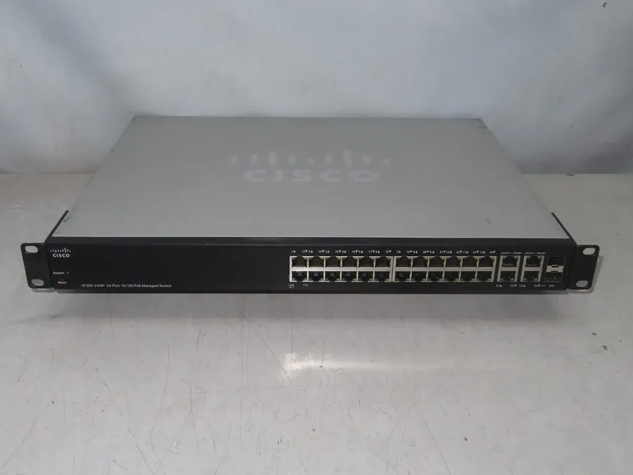 Коммутатор Cisco SF300-24MP 24-Port 10/100 PoE Managed Switch