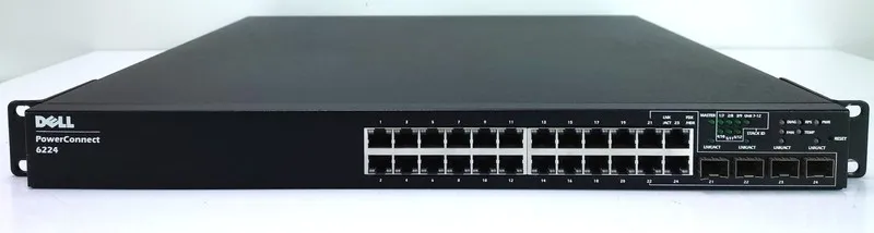 Коммутатор Dell PowerConnect 6224 24-Port Gigabit Managed Switch Rackmount