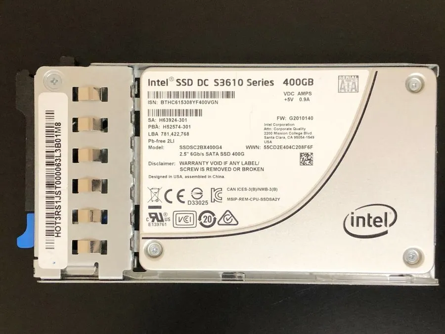 SSD-накопитель Intel DC S3610 400GB 2.5" SATA 6Gb/s Enterprise SSD SSDSC2BX400G4