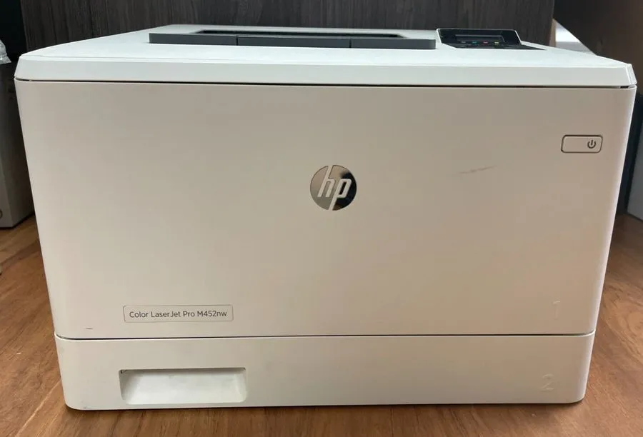 Лазерный принтер HP LaserJet Pro M452NW Laser Printer Parts ONLY Probably Bad Fu