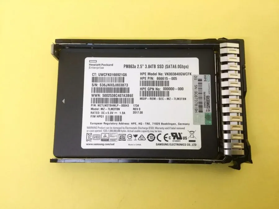 SSD-накопитель P40505-B21 HPE 3.84TB P41530-001 SATA 6G SSD Gen10 Plus V2 G11 So