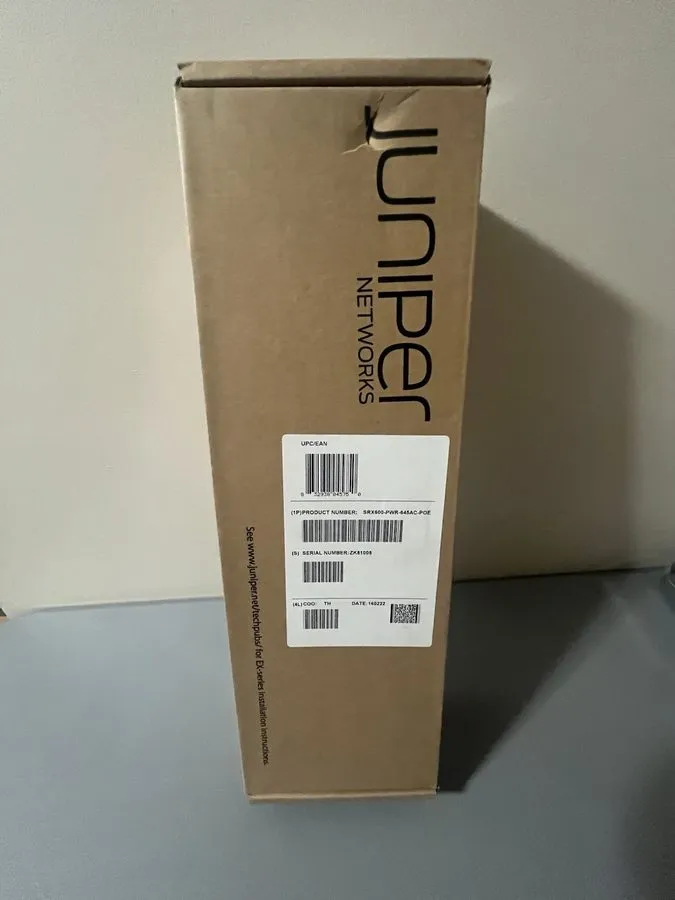 Блок питания JUNIPER SRX600-PWR-645AC-POE 645W POWER SUPPLY EDPS-645AB