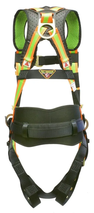 Жгут проводов Super Anchor Safety 3-D Ring Fall Arrester Harness TB3-6072-H Hi-V — фото лота 2