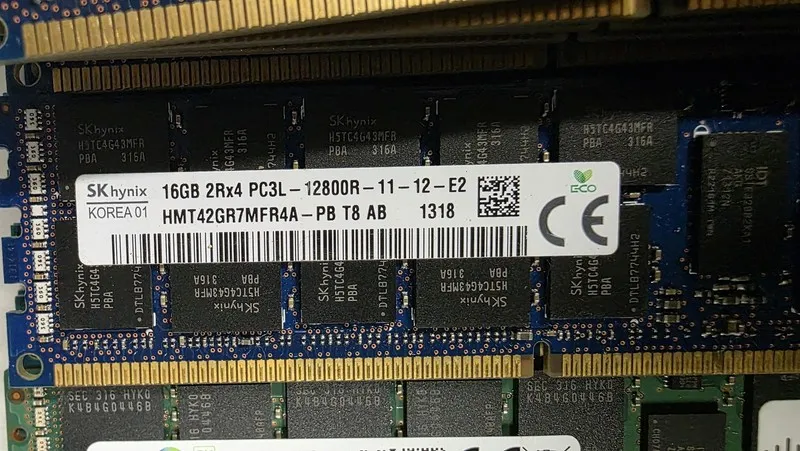 Модуль памяти SK hynix 16GB PC3L-12800R DDR3-1600 ECC RDIMM 2Rx4 HMT42GR7MFR4A-P
