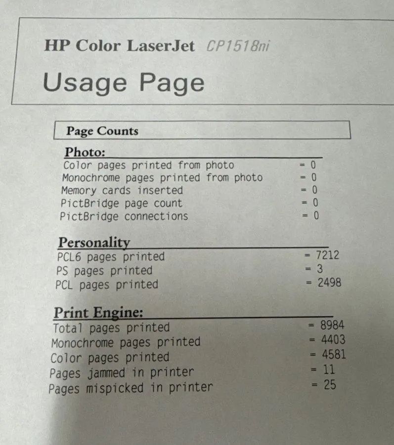 Лазерный принтер HP Color LaserJet CP1518NI Workgroup Laser Printer CC378A