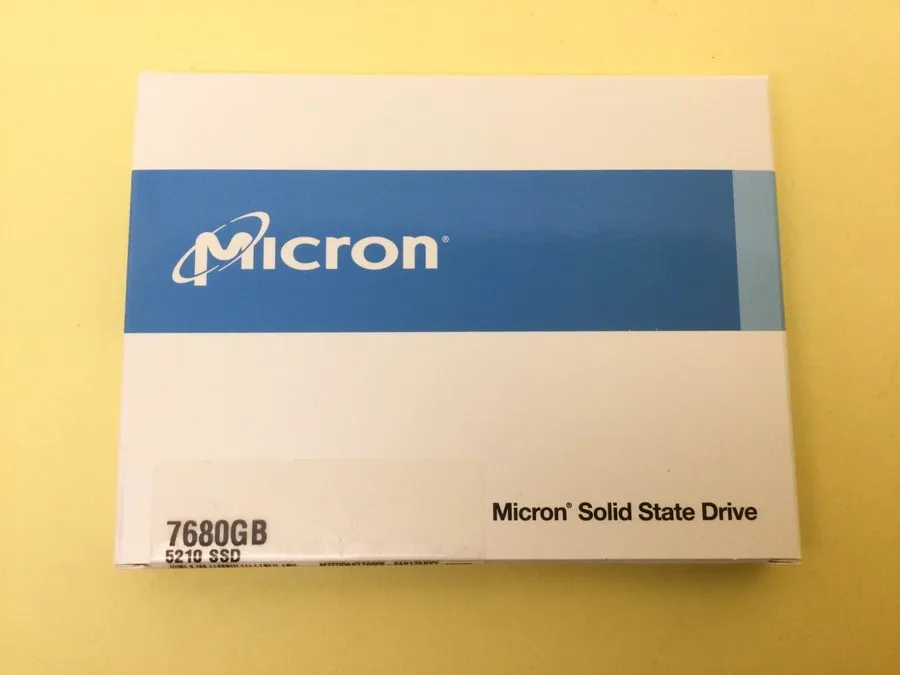 SSD-накопитель Micron 5210 ION 7.68TB SATA 6Gb/s QLC 2.5" Enterprise SSD MTFDDAK
