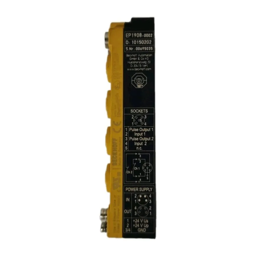 IIoT-устройство Beckhoff EP1908-0002 EtherCAT Box