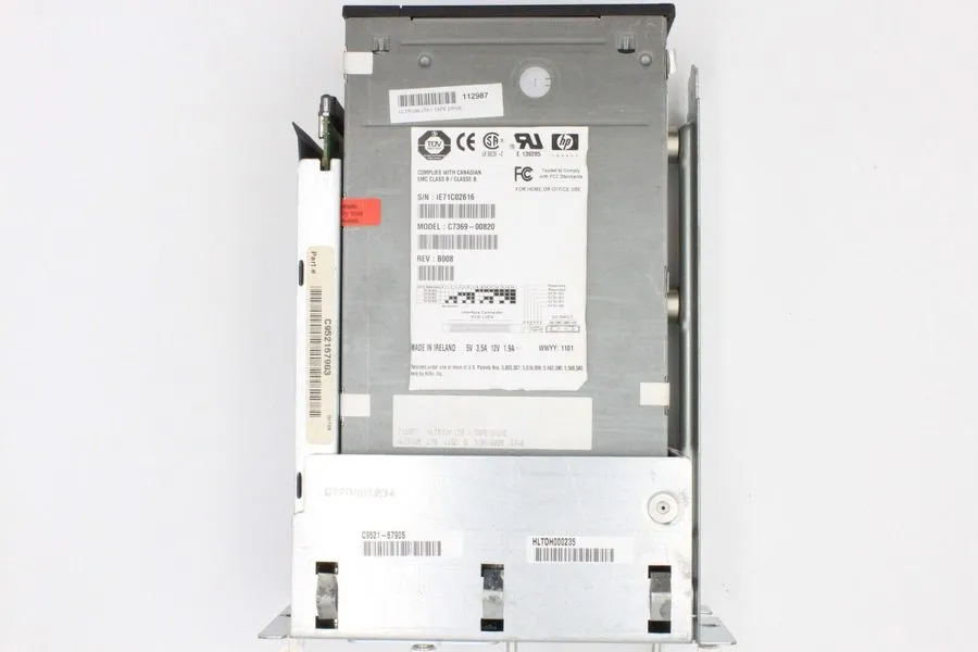 Ленточный привод HP Internal Tape Drive SCSI 5.25" ULTRIUM GEN1 LTO1 C7359-00382 — фото лота 1