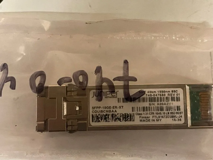 Трансивер JUNIPER NETWORKS SFPP-10GE-ER-XT 740-047680 10GB SFP+ 40KM SFPP 10GE S