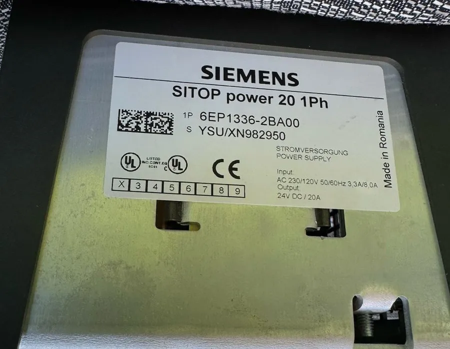 Блок питания Siemens SITOP Power Supply 6EP1 336-2BA00 50/60Hz 22.8V 26.4V DC 24