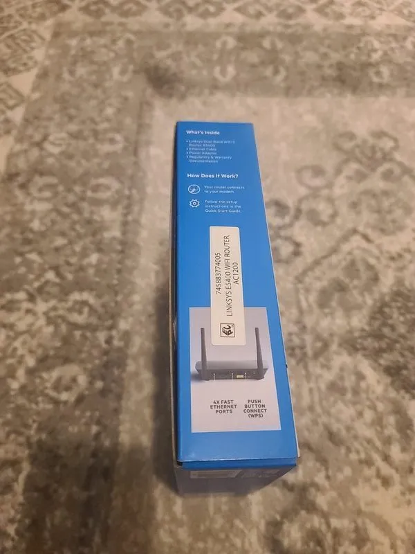 Маршрутизатор Linksys AC1200 Dual-Band WiFi 5 Router Model E5600 — фото лота 4