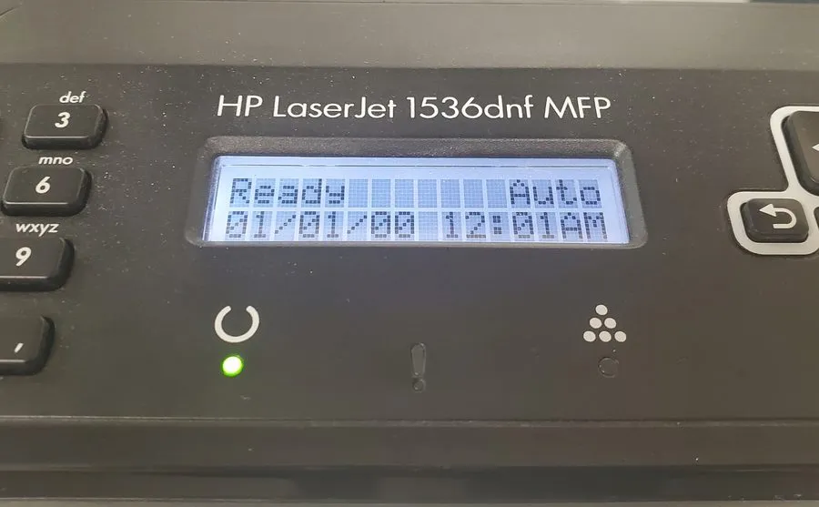 Лазерный принтер HP LaserJet 1536dnf MFP B&W Laser All-In-One Printer (Needs Ton