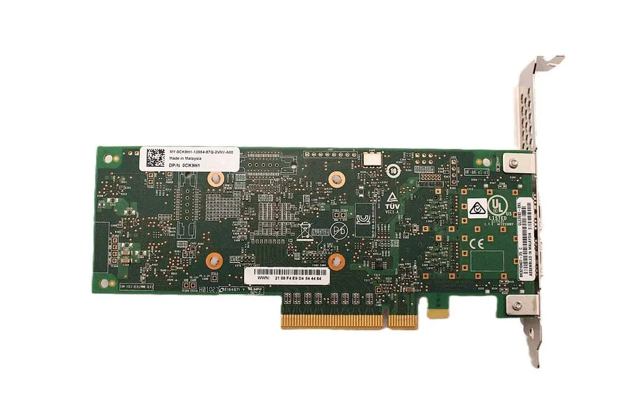 Контроллер Dell QLogic QLE2692-DEL 16Gb FC SFP+ Dual Port Full Height HBA YCVFG